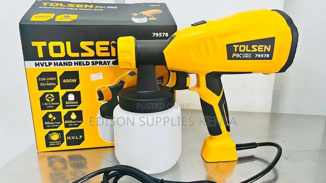Spray Gun Tolsen 400w HVLP Hand Held Electric Paint Sprayers