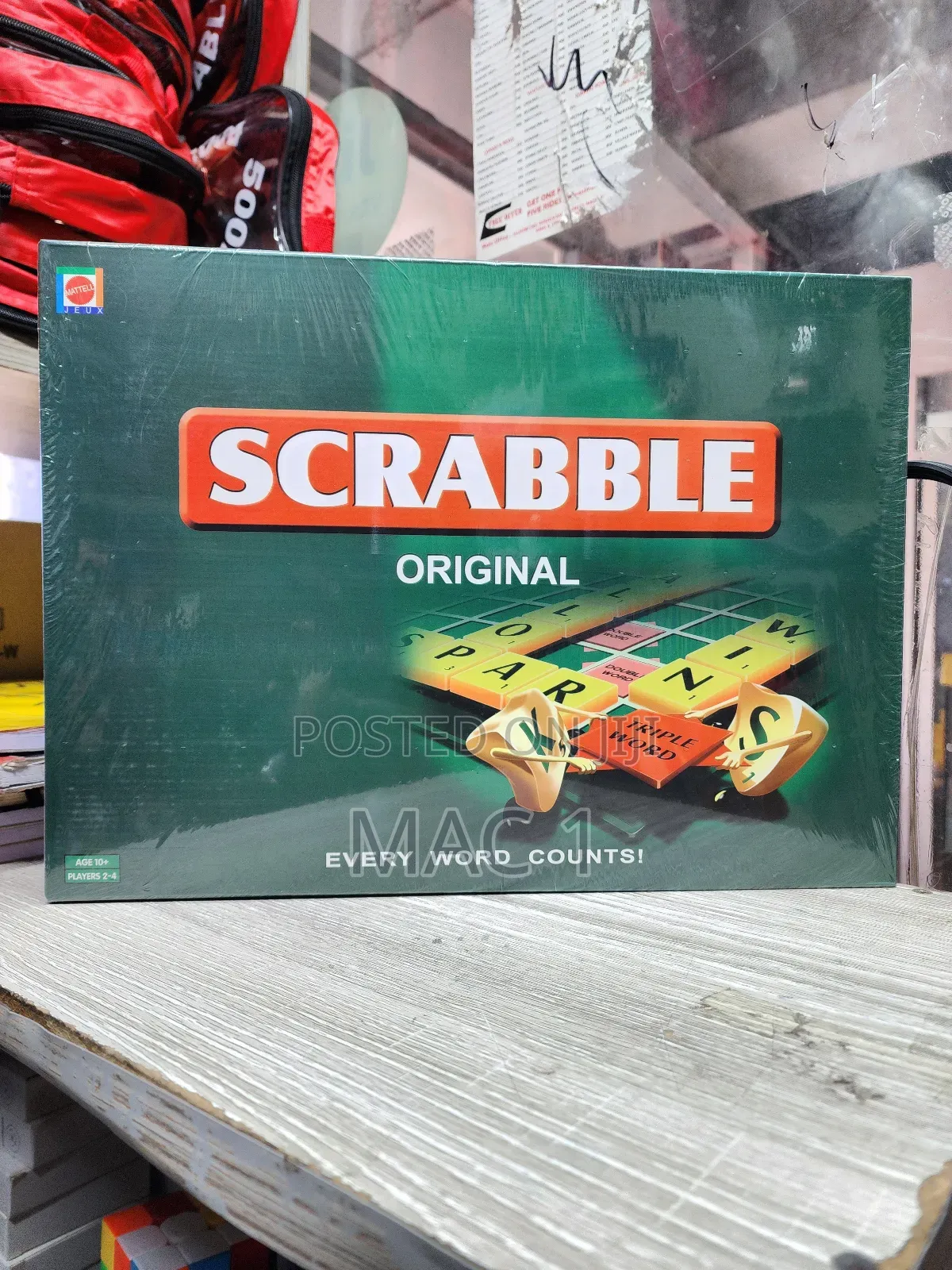 Scrabble Original Hard Heavy Board (Mattell)