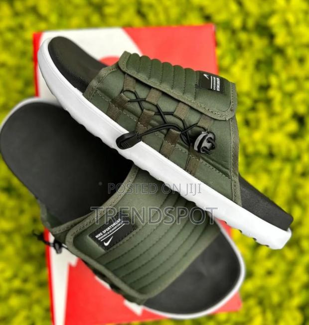 Nike Slide Green White - thumbnail 3