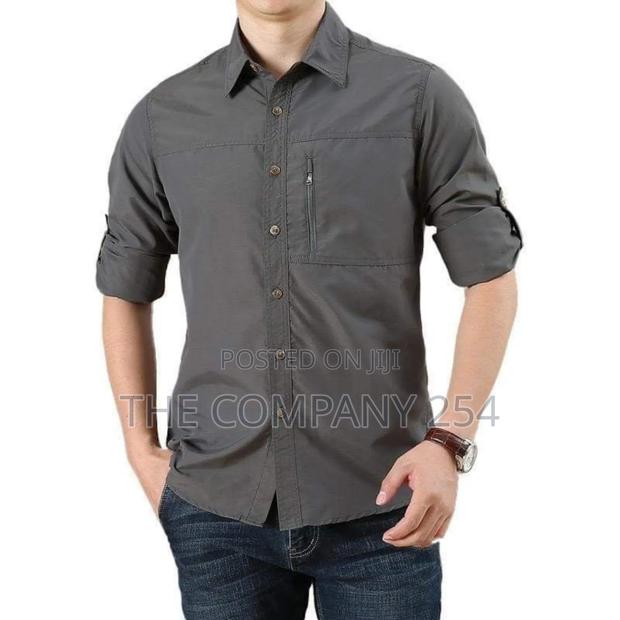 Quality Longsleeved Color Hunting Hiking Spandex Shirts - thumbnail 2