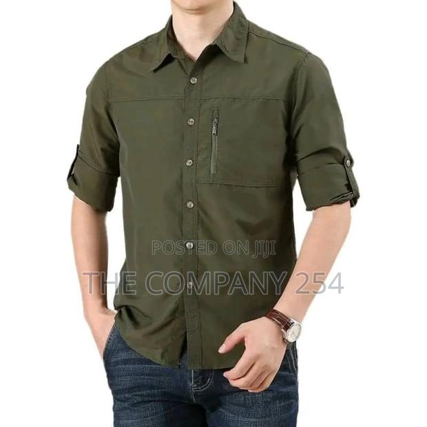 Quality Longsleeved Color Hunting Hiking Spandex Shirts - thumbnail 3