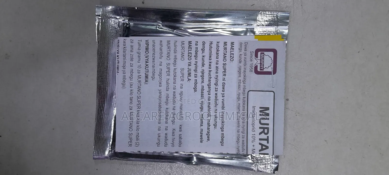 Murtano Super Seed Treatment Insecticide & Fungicide 10gram