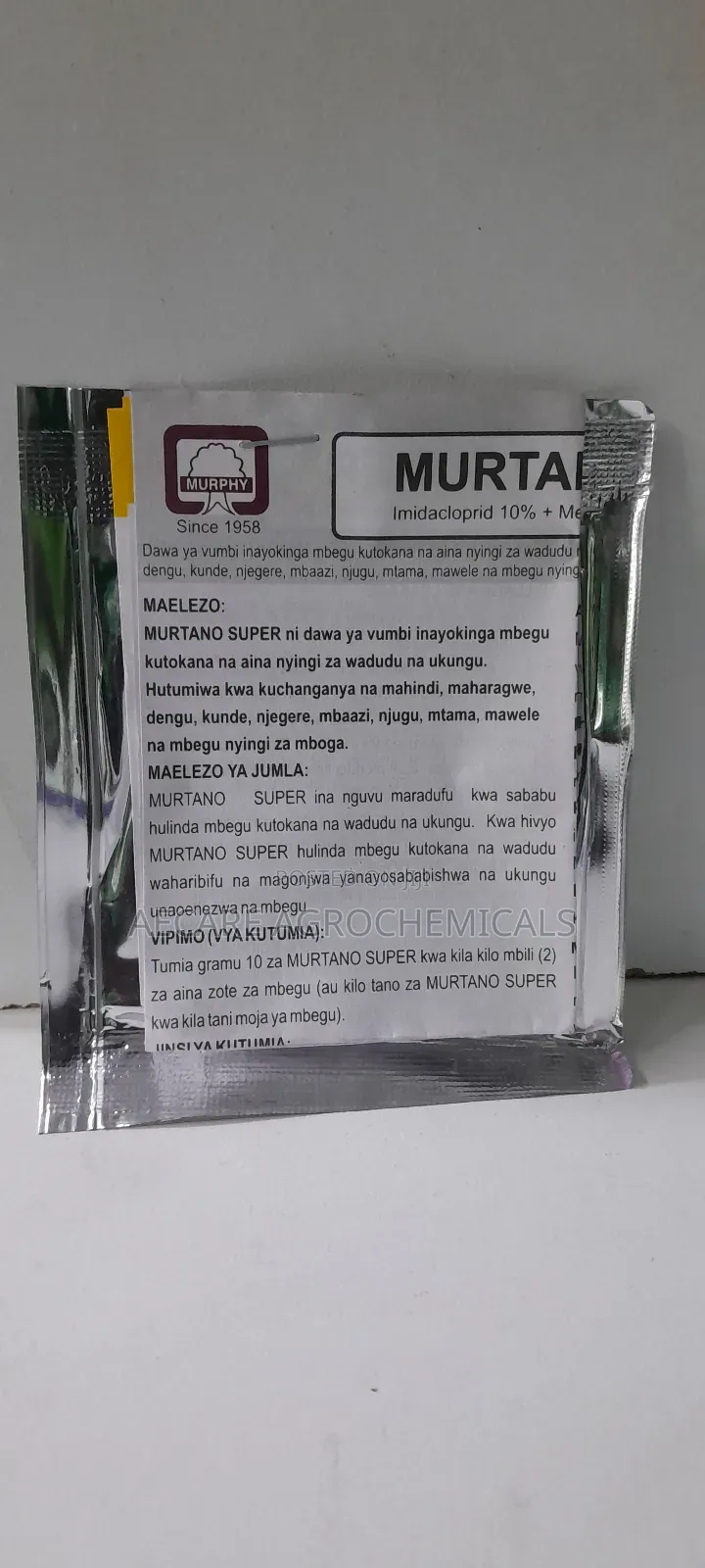 Murtano Super Seed Treatment Insecticide & Fungicide 10gram