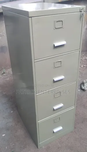 Modern Ex-uk Metallic Filling Cabinet 4 Drawes