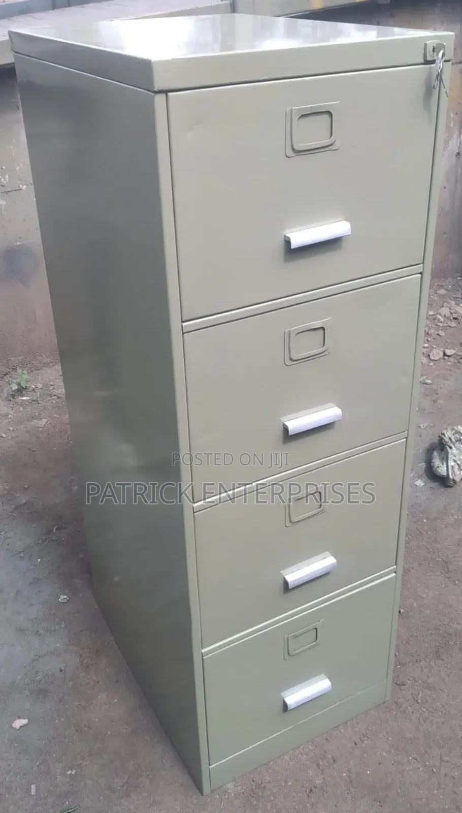 Modern Ex-uk Metallic Filling Cabinet 4 Drawes