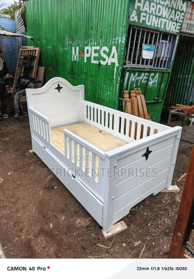 Modern Hardwood Toddler Bed 3 By 6 Fitt - main view