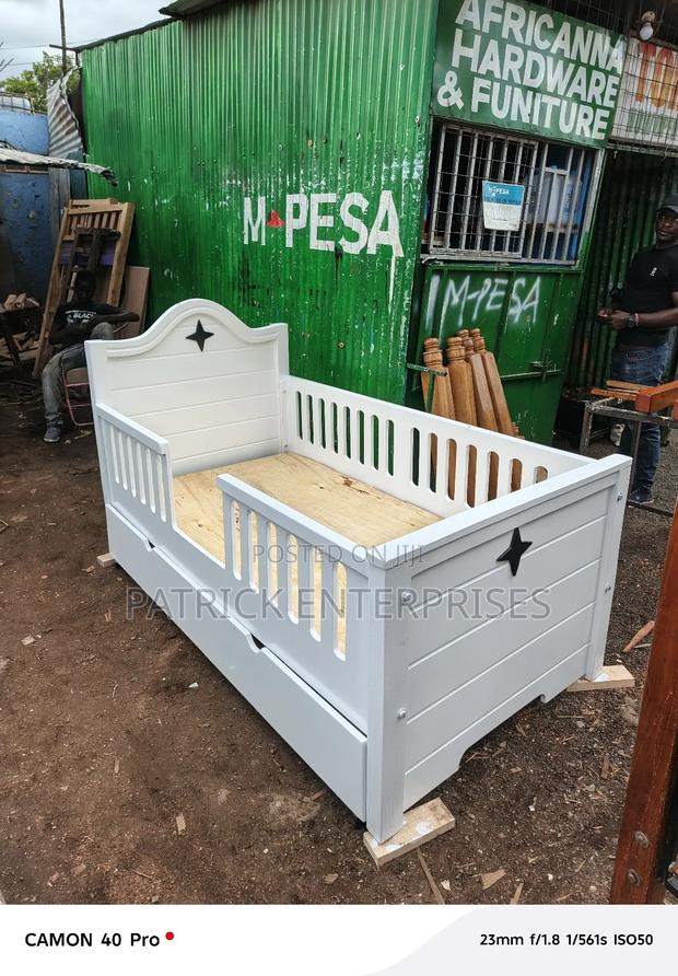 Modern Hardwood Toddler Bed 3 By 6 Fitt - thumbnail 2