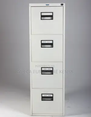 Cabinets:4-Drawer Steel Modern Storage Unit for Office