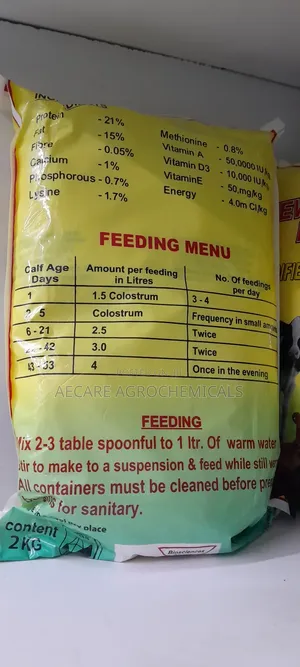Calf Milk Replacer 1kg/2kg/5kg New Advance Fugamil