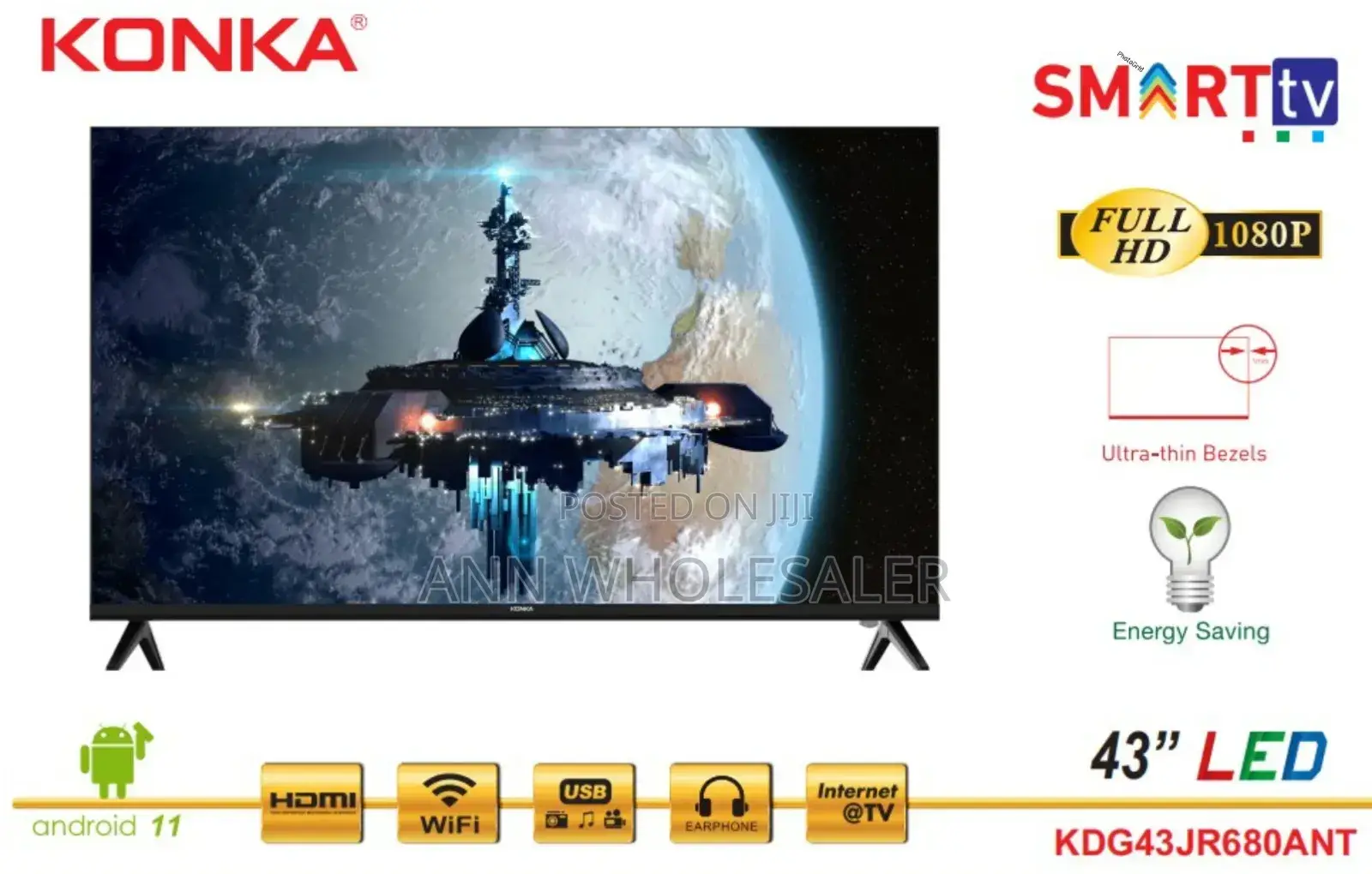 Konka 43 Inch Smart Tv Full Hd