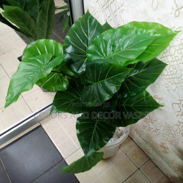 Plain Green Plant Plus Vase 80cm