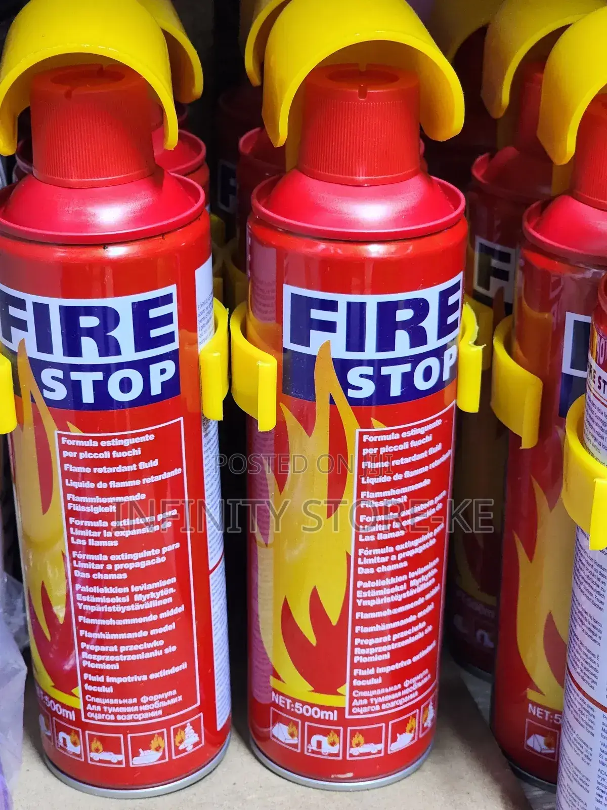 Fire Stop Portable Mini Fire Extinguisher – 500ml
