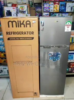 Mika Refrigerator /.*Mika 168litres Double Door Fridge D/7