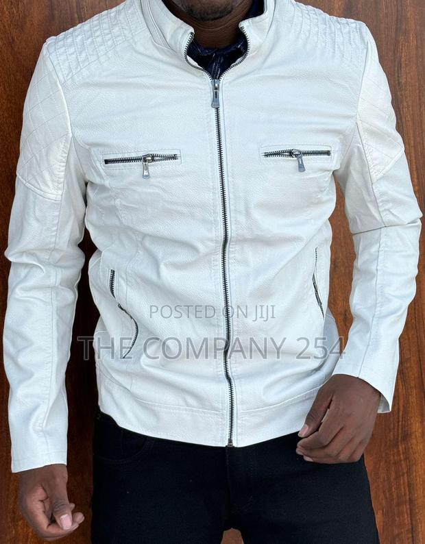 Quality Leather Men Business Casual Plain Jackets - thumbnail 2