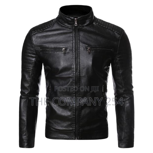 Quality Leather Men Business Casual Plain Jackets - thumbnail 6