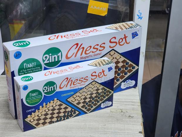 2-in-1 Chess Draughts Set
(Also Known as Checkers) - main view