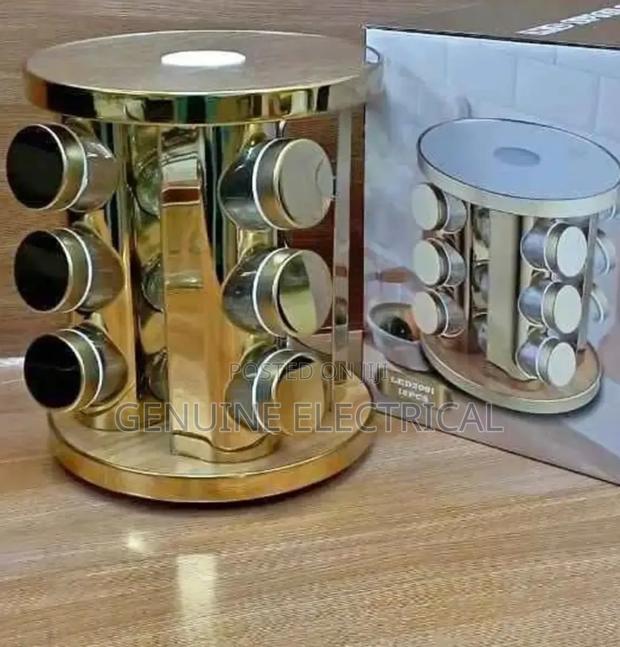 12 Rotating Spice Jars J1s5 - main view