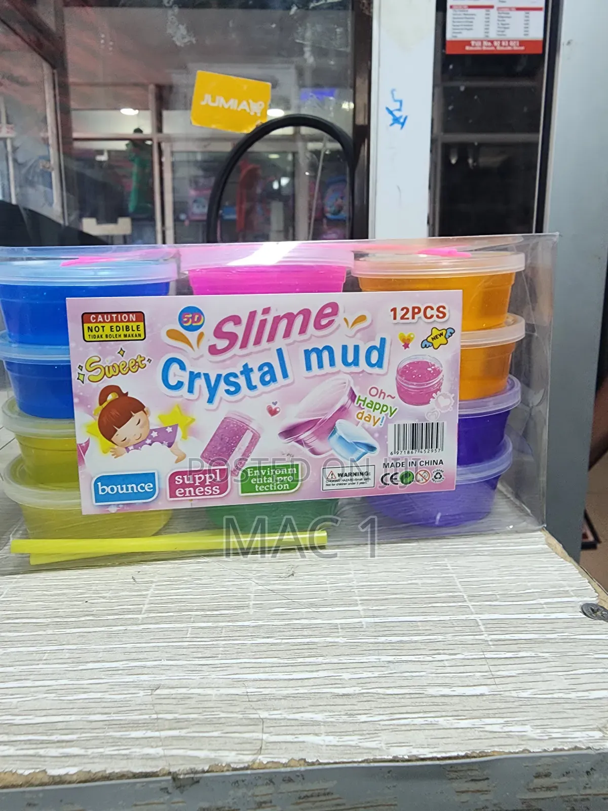 Crystal Starry Slime Set for Kids One Dozen