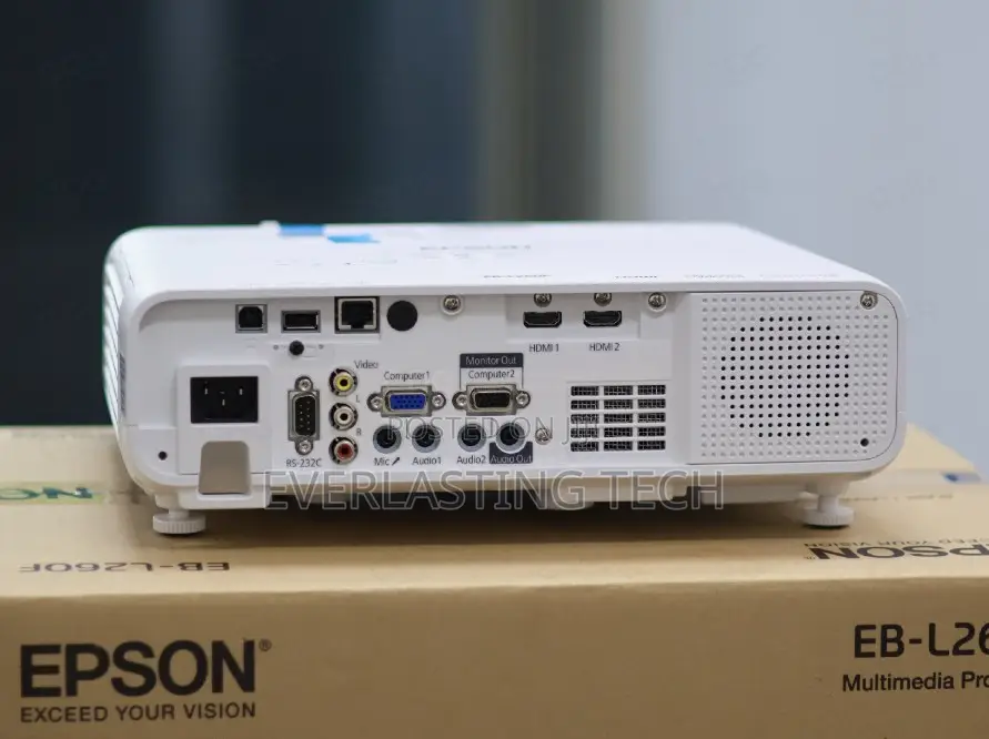 Epson Eb-L260f Laser Projector 3lcd 4600 Lumens Projector