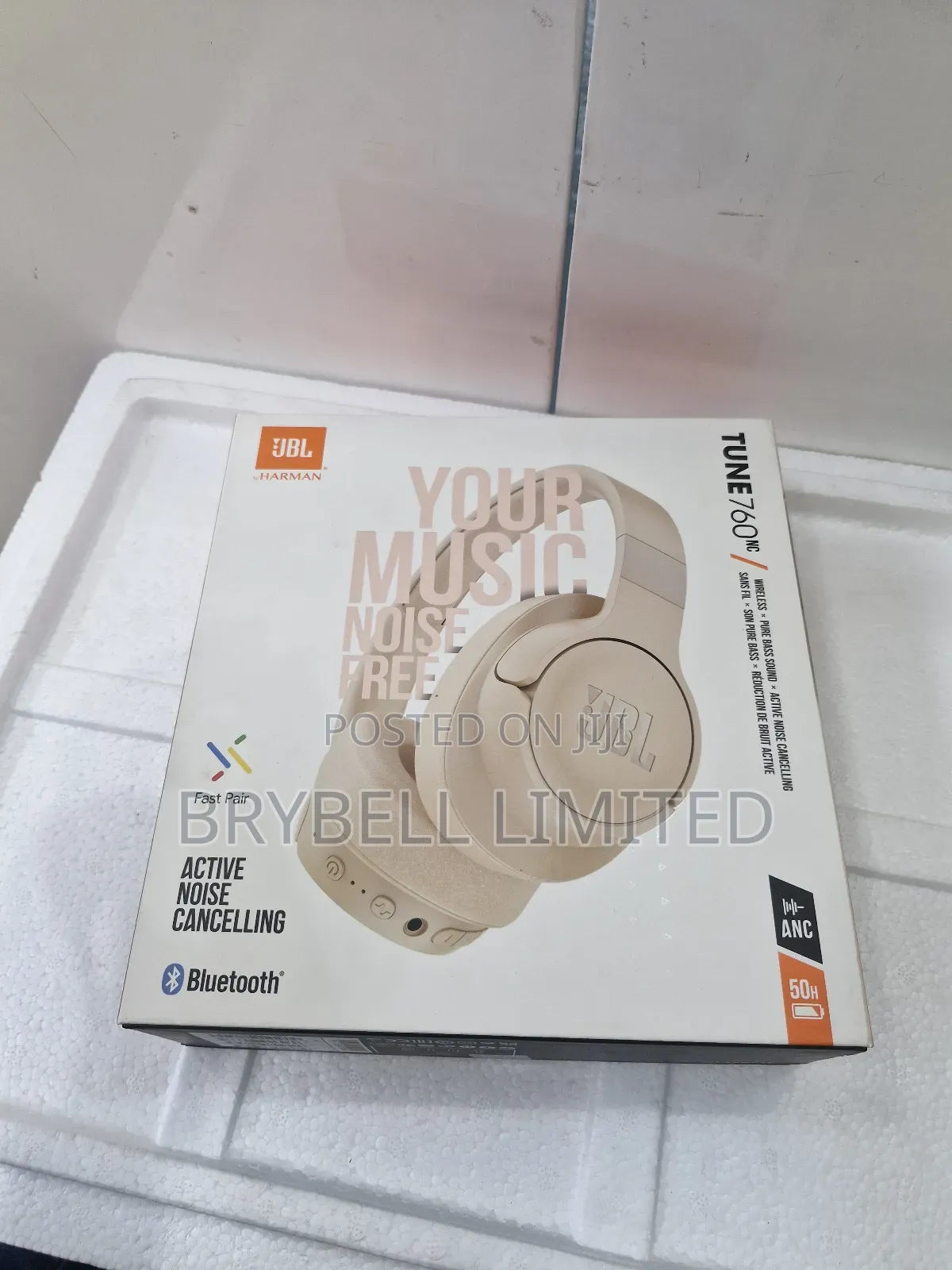 Brand New JBL Harman Tune 760 Nc Gold Brand New