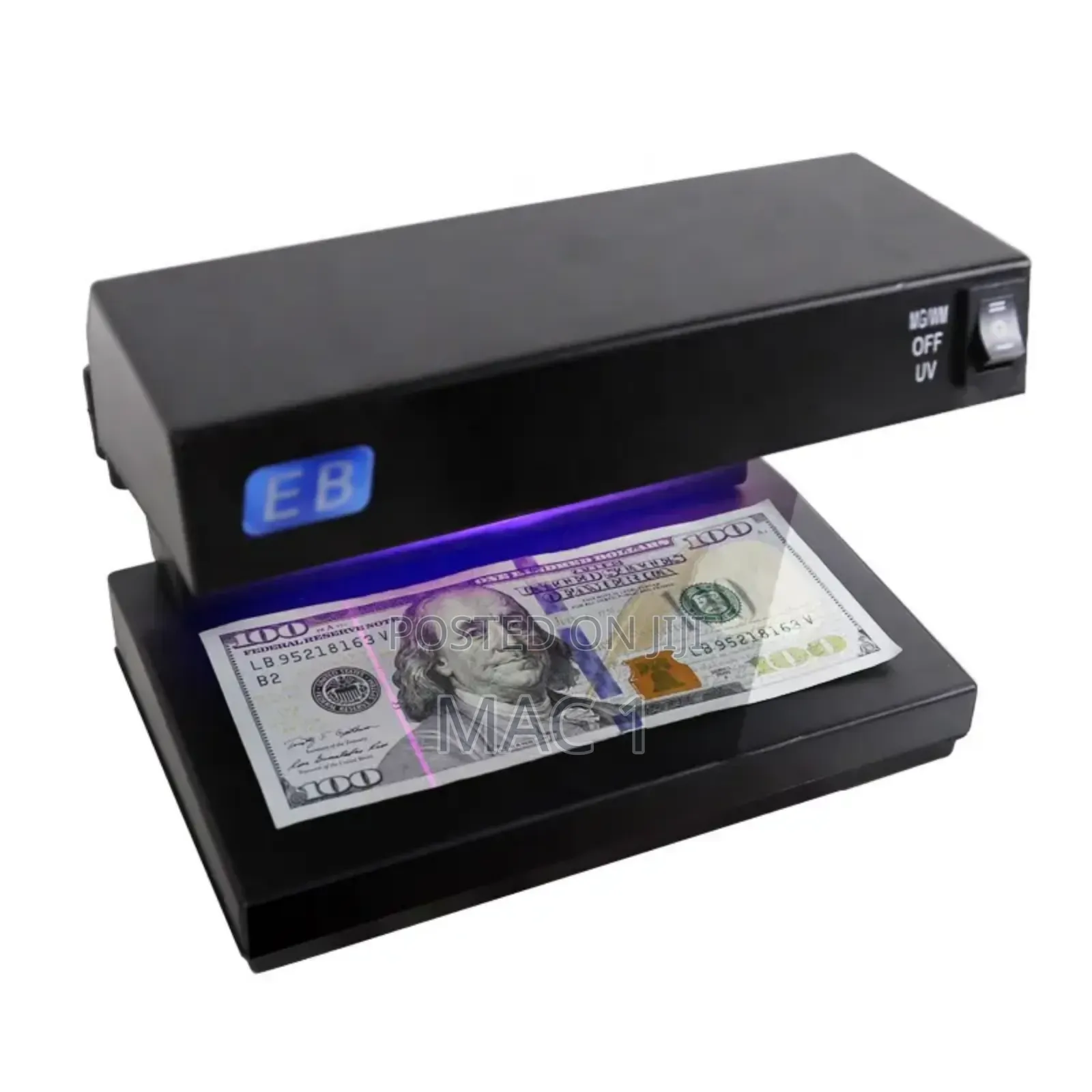 Uv Light Counterfeit / Fake Money Detector Machine