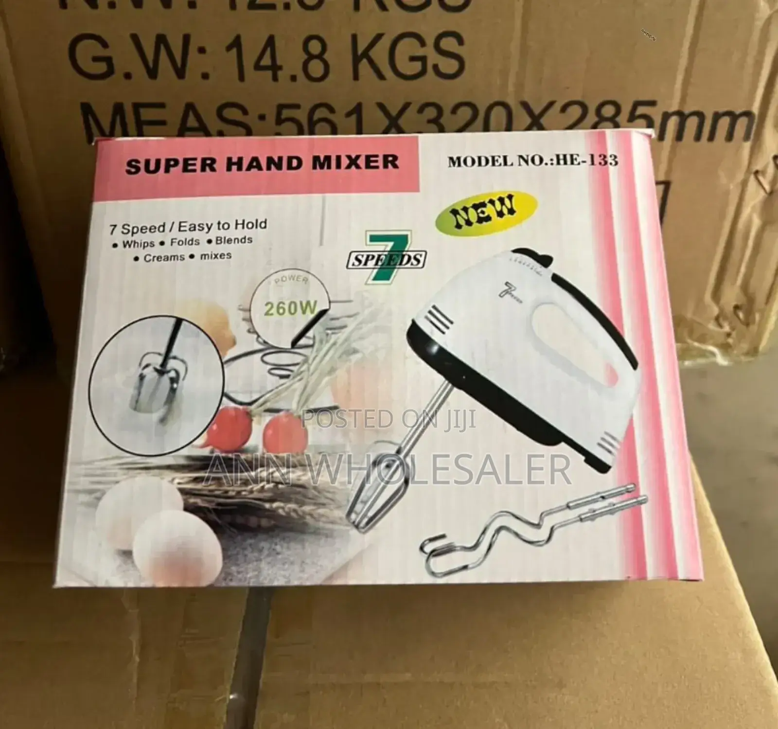 With Warranty Scarlet Handmixer