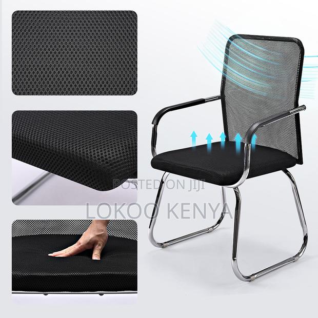 Office Chair : Mesh Office Metallic Chair - thumbnail 3