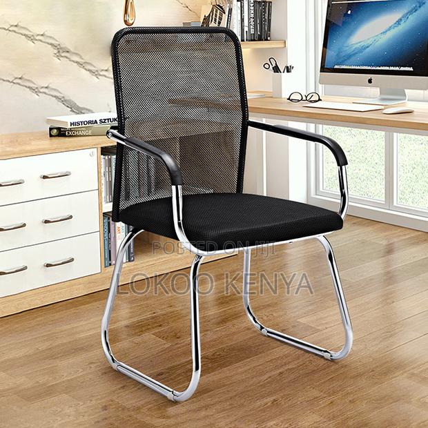 Office Chair : Mesh Office Metallic Chair - thumbnail 5