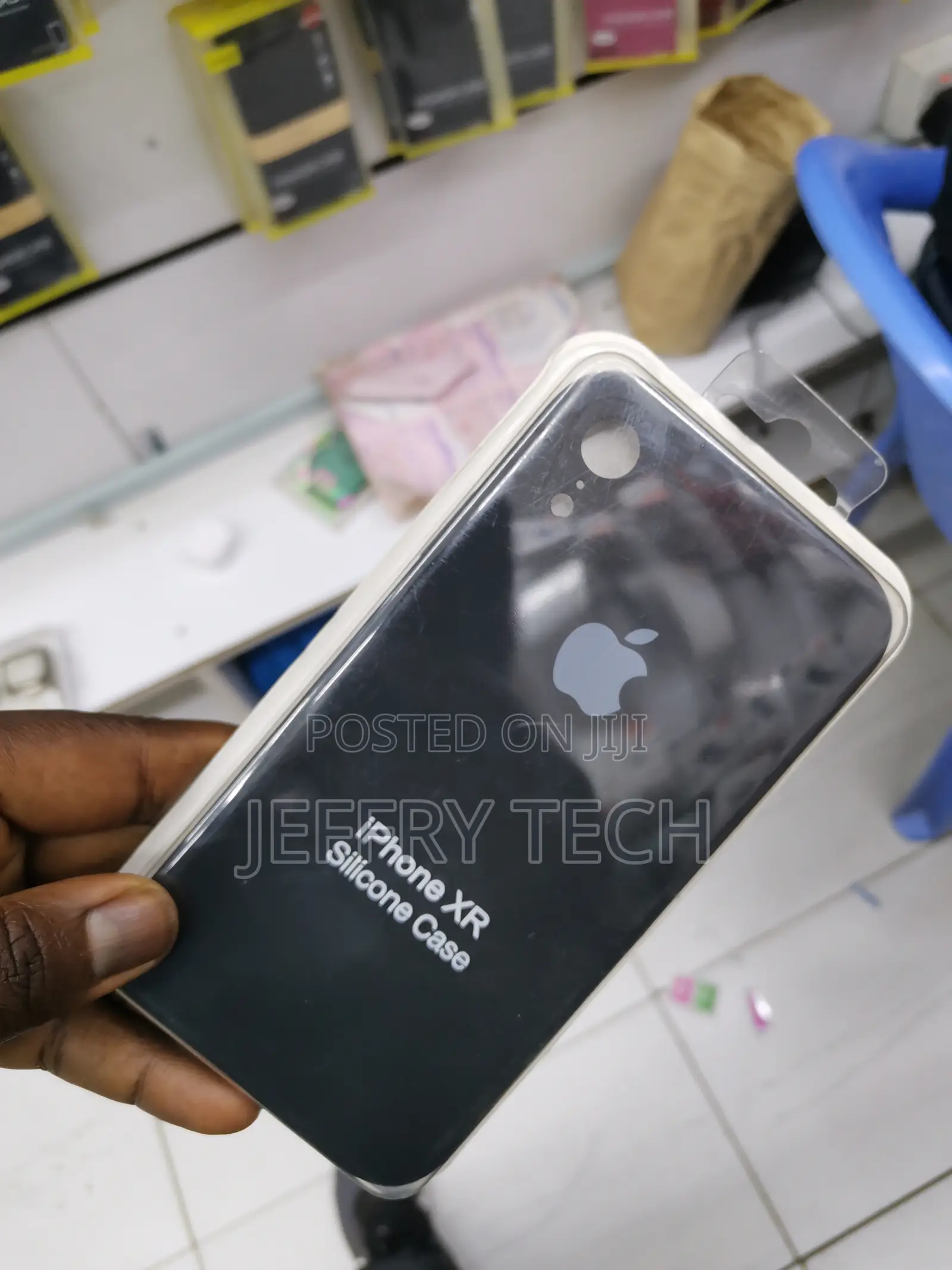 Keysion Black Liquid Silicone Case for iPhone Xr