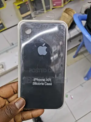 Keysion Black Liquid Silicone Case for iPhone Xr