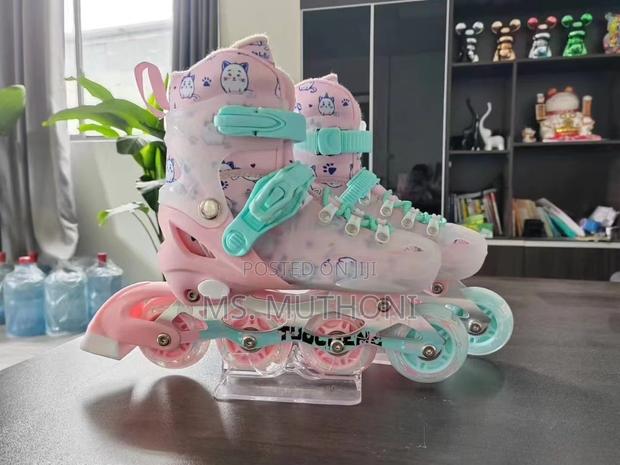 Kids Beautiful Soft Boots Roller Skates - thumbnail 2