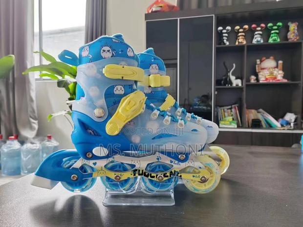 Kids Beautiful Soft Boots Roller Skates - thumbnail 3