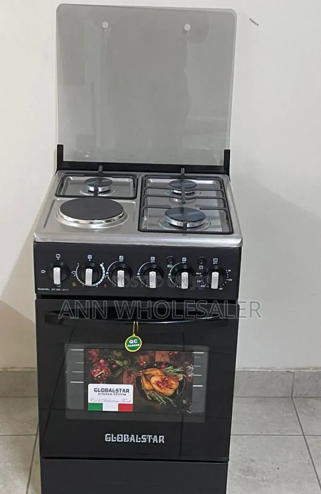 Global 3 +1 Gas Cooker With Electric Oven E/8