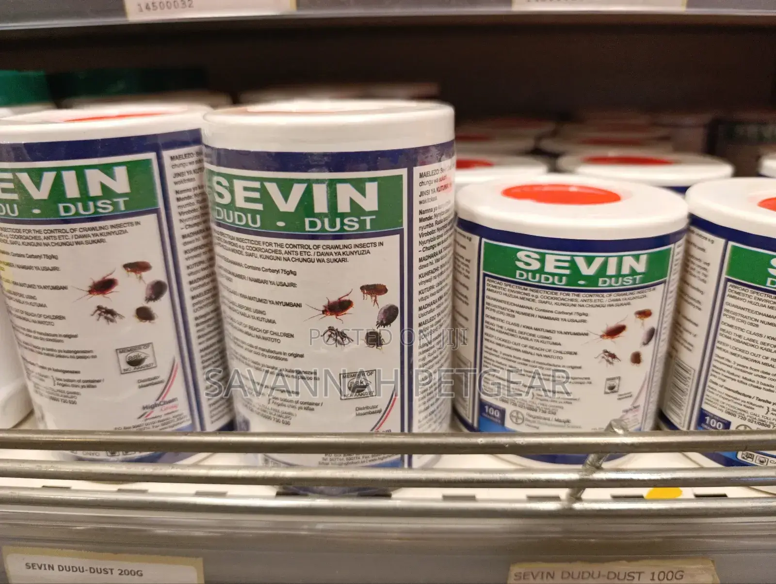 Sevin Dudu- Dust 50g, 100g 200g Pesticide