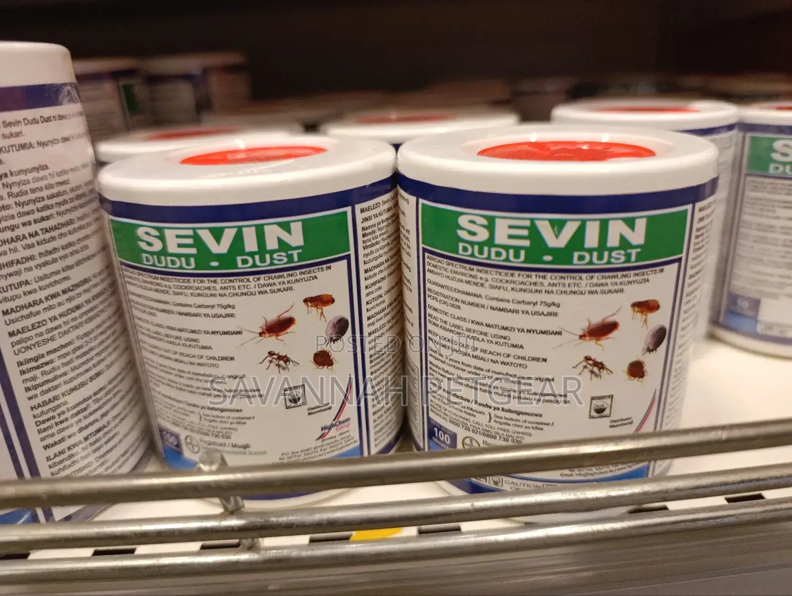 Sevin Dudu- Dust 50g, 100g 200g Pesticide