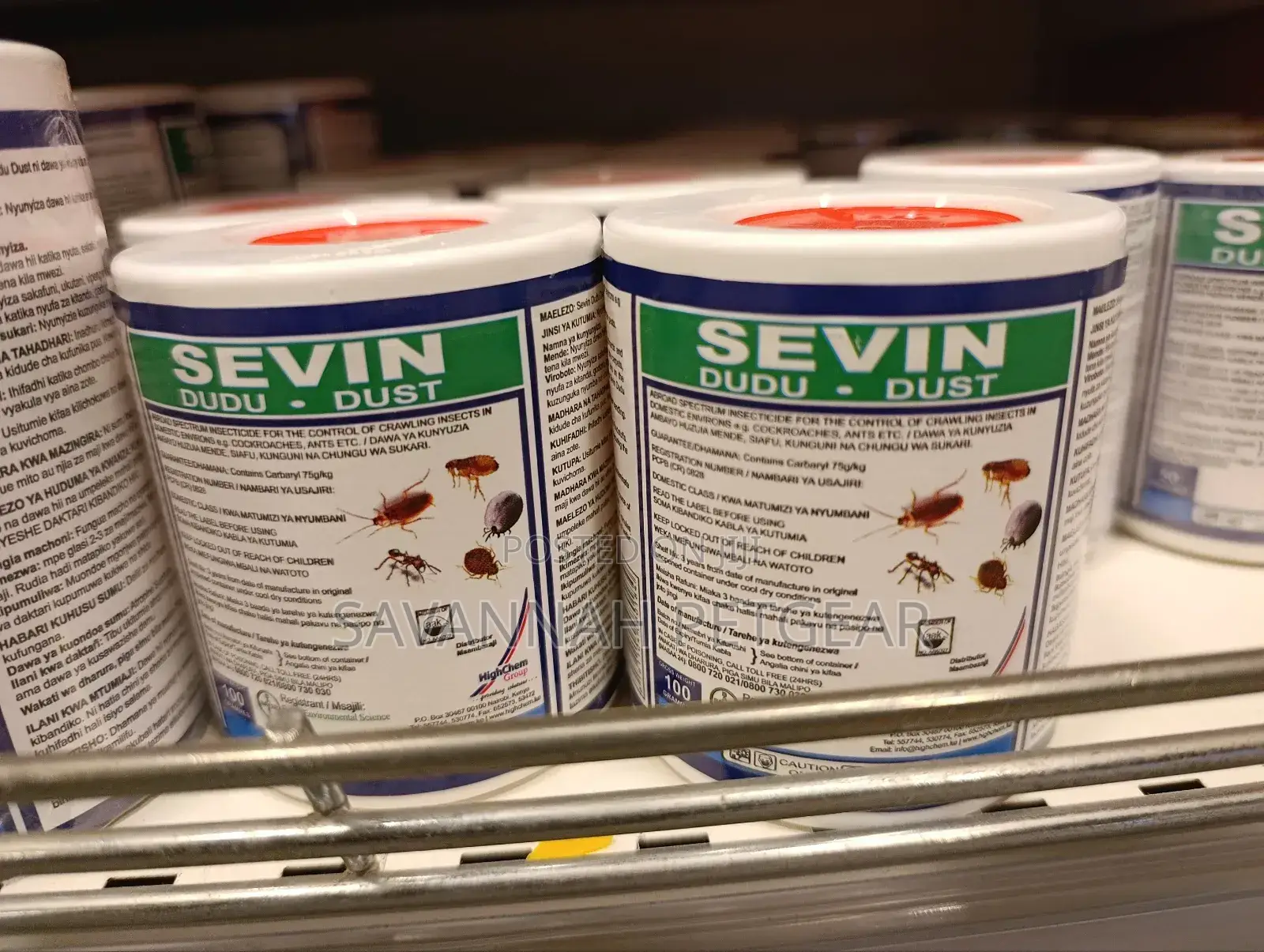 Sevin Dudu- Dust 50g, 100g 200g Pesticide