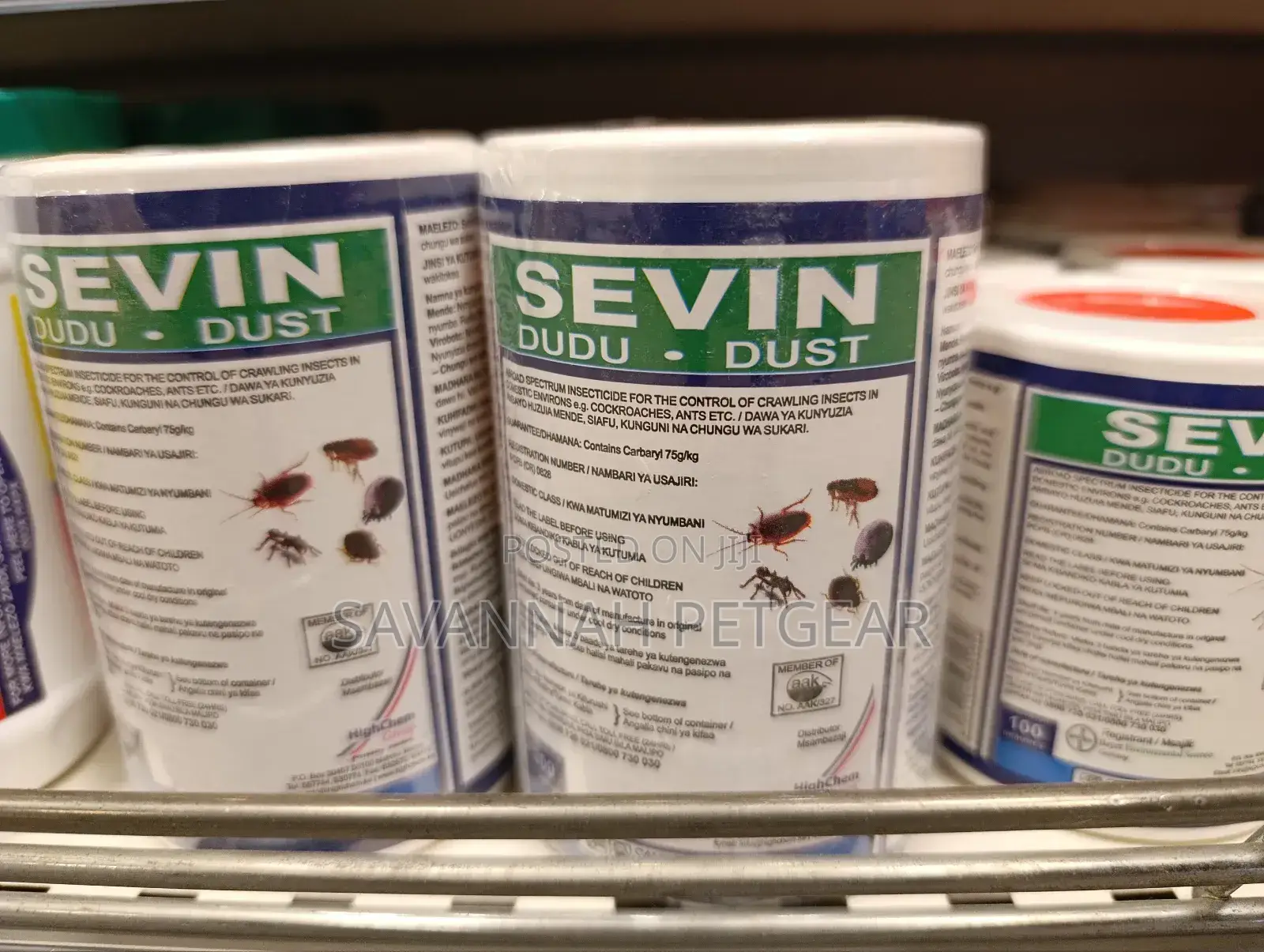 Sevin Dudu- Dust 50g, 100g 200g Pesticide