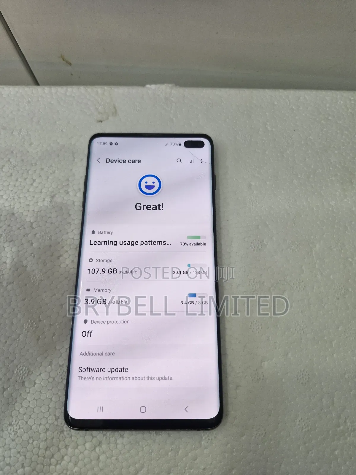 Samsung Galaxy S10 Plus 128 GB Black