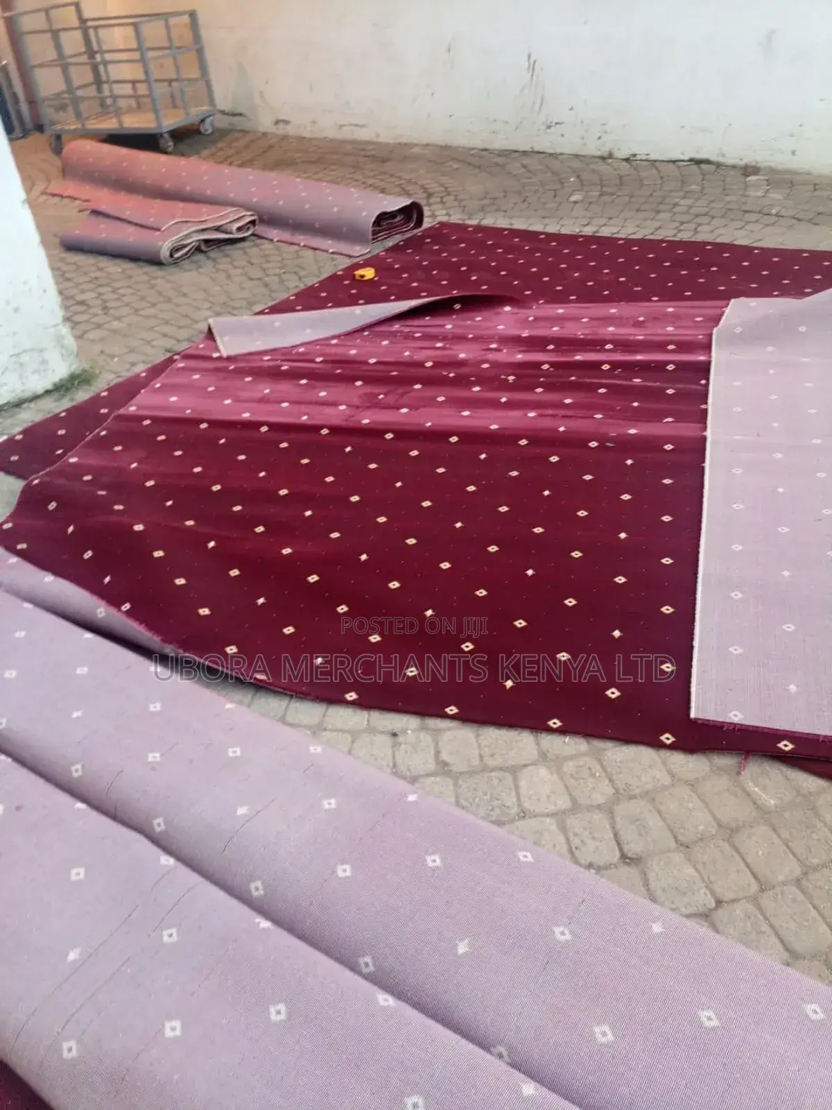 Office Executive Wall to Wall Carpet - Maroon