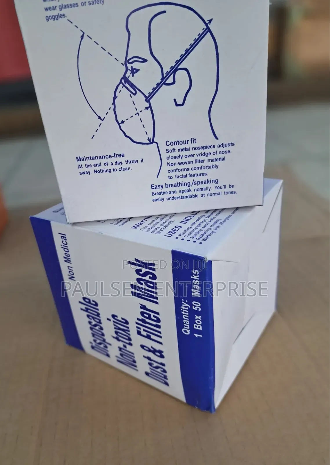 Disposable Dust Mask (50pcs) Per Packet