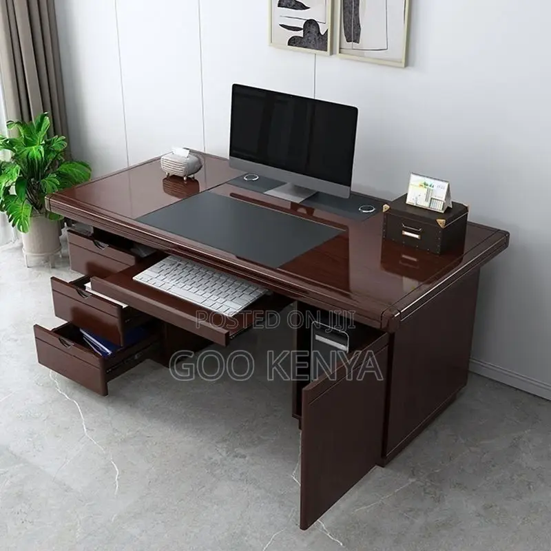 Office Desk; Modern Rectangular Executive Desk.