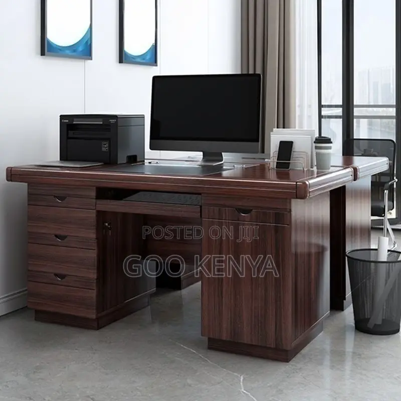 Office Desk; Modern Rectangular Executive Desk.