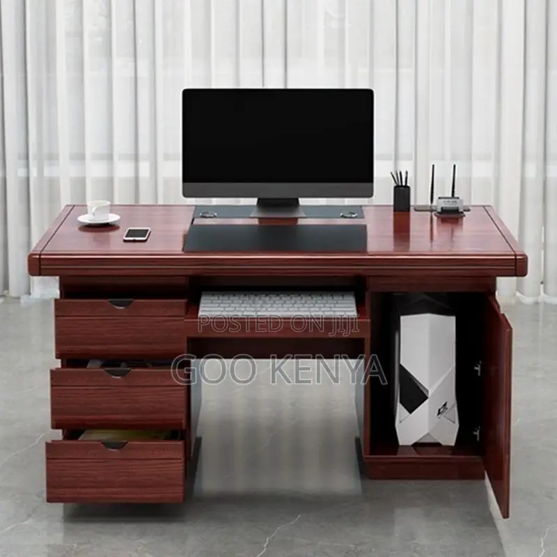 Office Desk; Modern Rectangular Executive Desk.