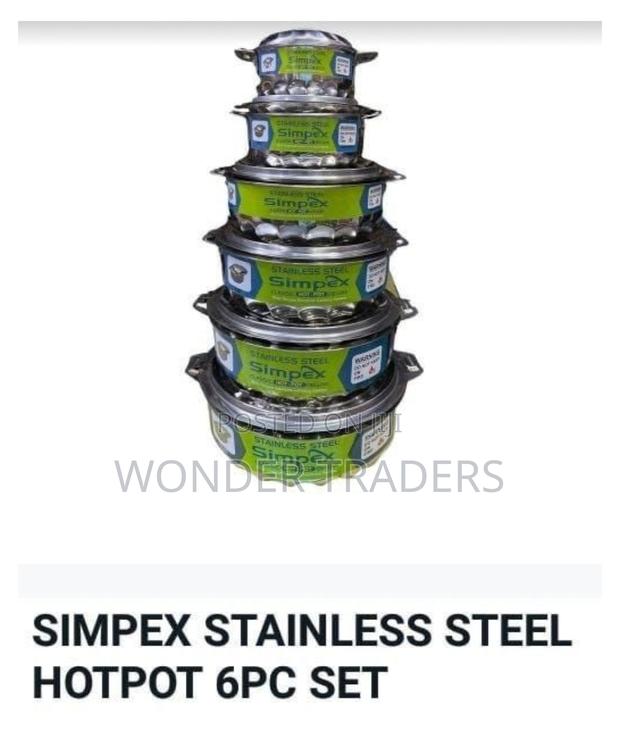6 PCS Simpex Hotpot Stainless Steel