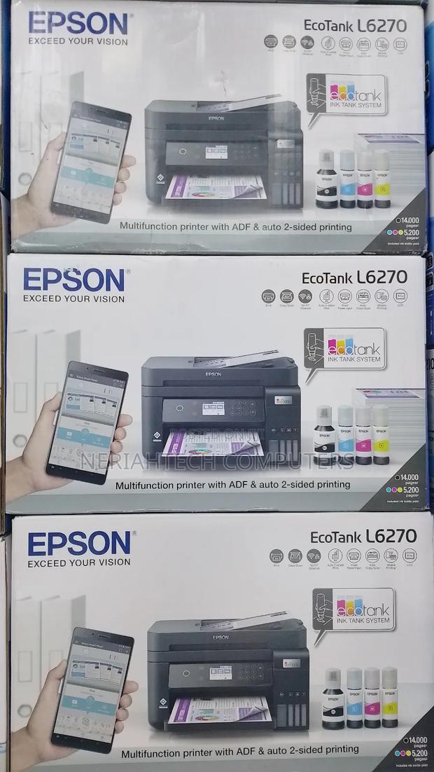 Ecotank L6270 A4 Wi-Fi Duplex All-in-One Printer With Adf - thumbnail 3