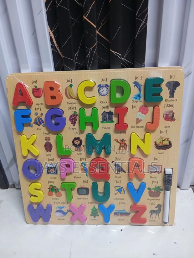 Montessori Wooden Alphabet Puzzle