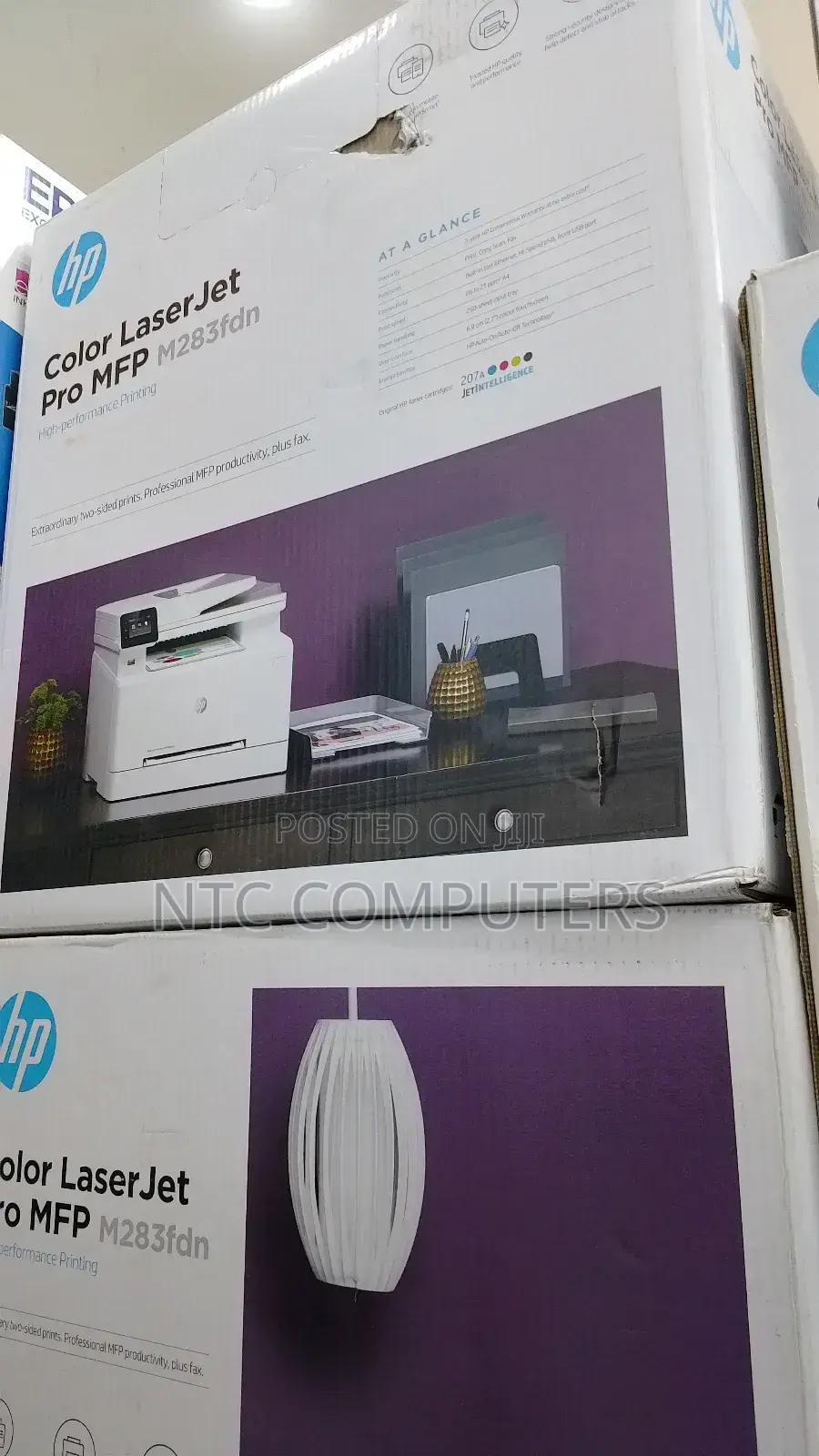 Hp Laserjet Printer M283fdn>>Print, Copy, Scan, Fax