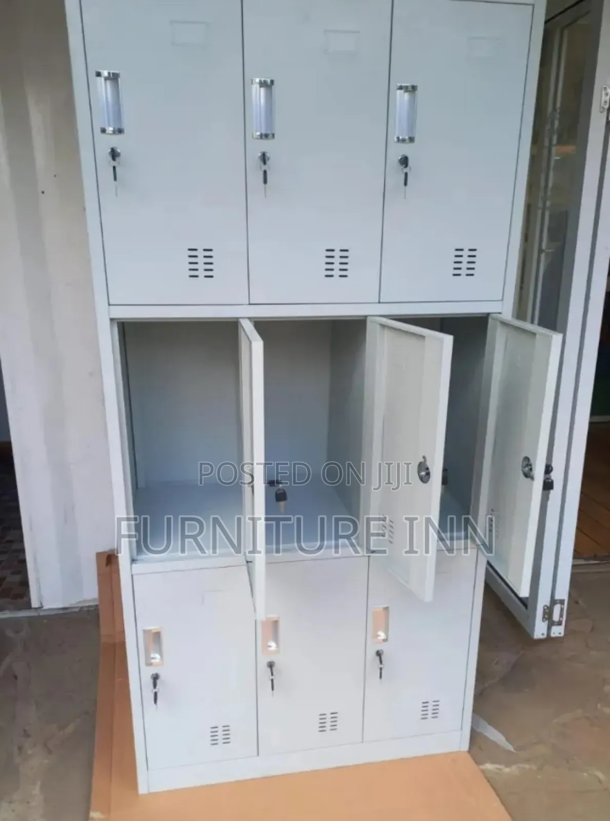 Security Brand New 9 Door File Cabinet