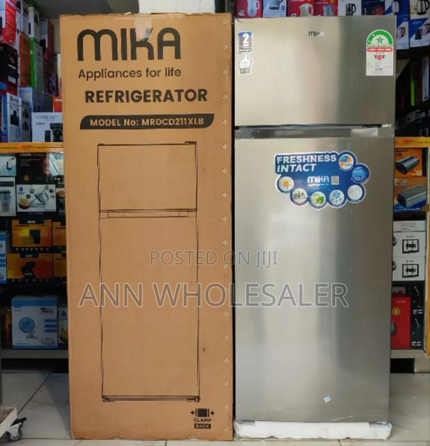 Mika Refrigerator Double / 211litres Double Door Fridge