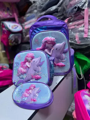 Purple Bag, Insulated Lunch Bag, Pencil Poach School Bags